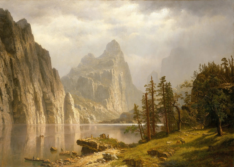 Merced-joen laakso, Yosemite-laakso - Albert Bierstadt