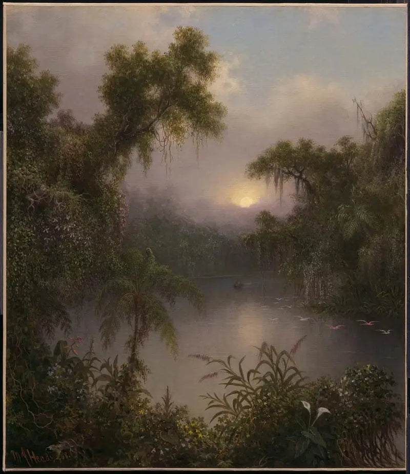 Eteläinen Etelä-Amerikan joki - Martin Johnson Heade