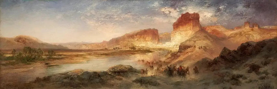 Rivière Verte, Wyoming - Thomas Moran
