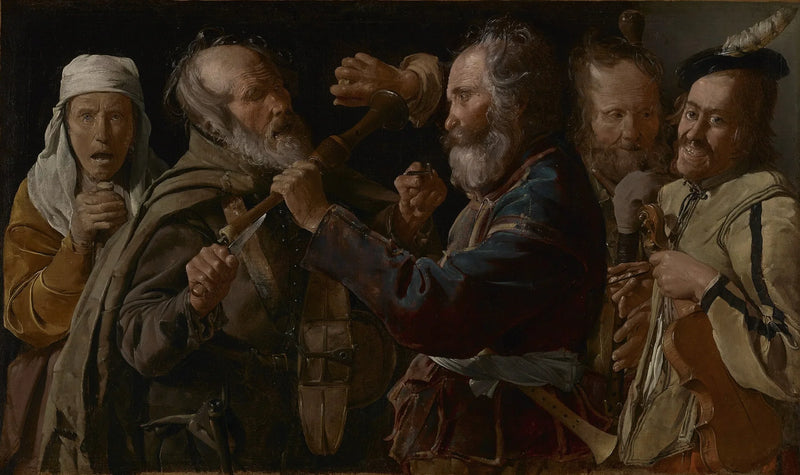 Muusikoiden kahakka - Georges de La Tour