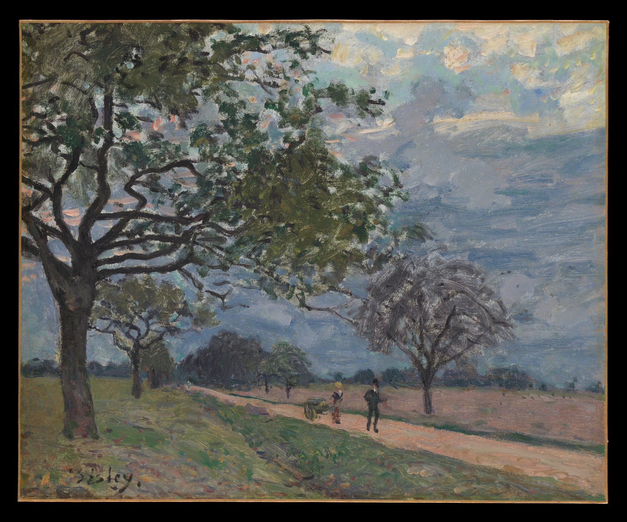 The Road from Versailles to Louveciennes - Alfred Sisley