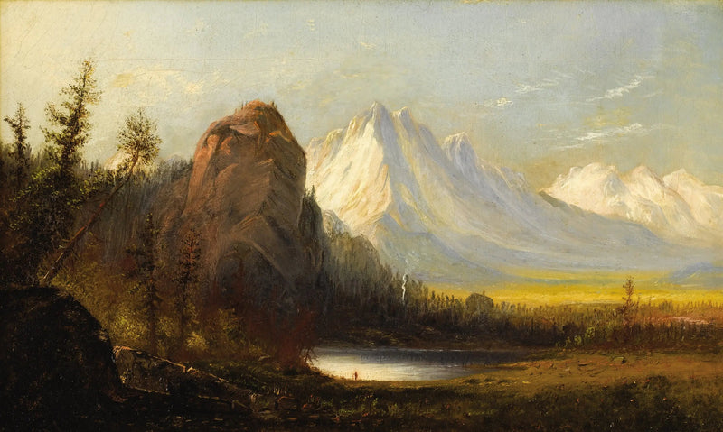 Katedraalin kallio - Albert Bierstadt