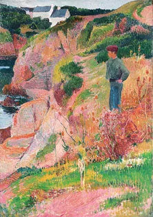 Avenin rannalla olevat kalliot - Henry Moret
