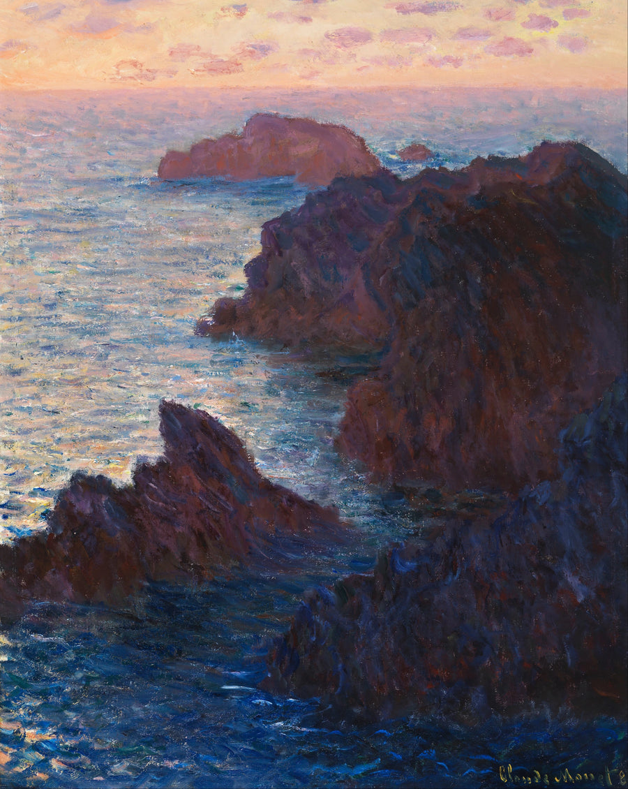Rocks Belle-Îlessa, Port-Domois W1101 - Claude Monet