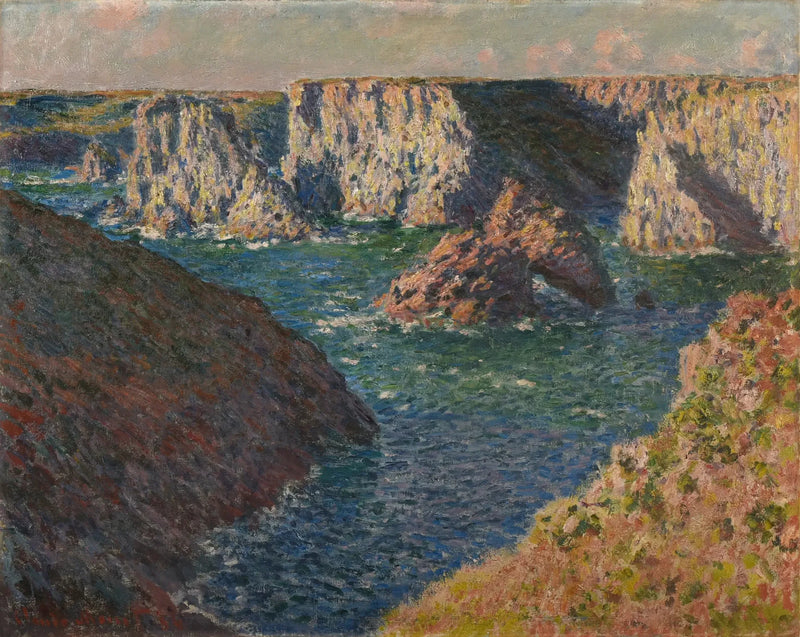 Belle-Ilen kalliot - Claude Monet