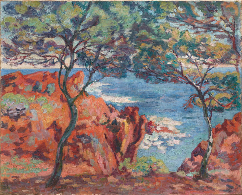 Île Besse, Agay - Rochers de l'Île Besse, Agay - Armand Guillaumin