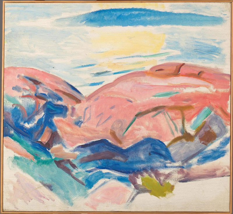 Punaiset kivet - Edvard Munch