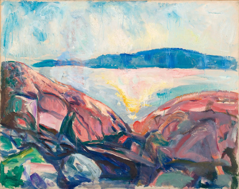 Punaiset kivet - Edvard Munch