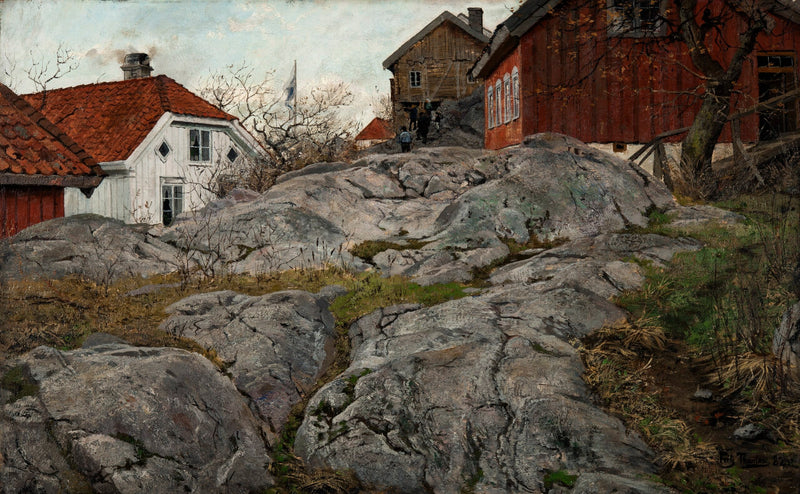 Rock, Krager kuvio - Frits Thaulow