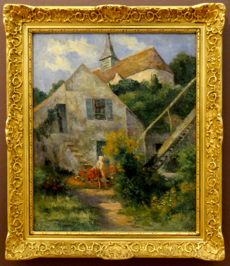 Rolleboise, kirkko ja maalijan talo - Maximilien Luce