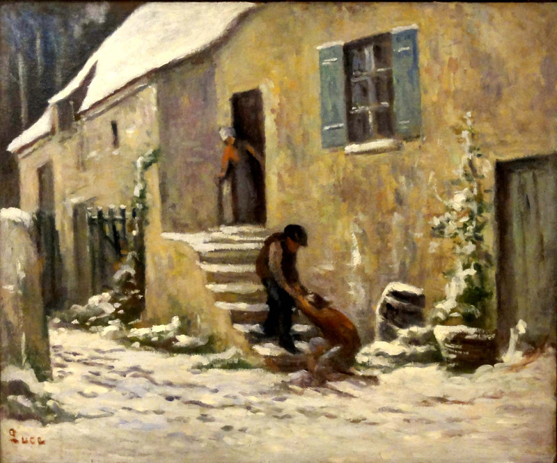 Rolleboise, lasten paluumuutto - Maximilien Luce