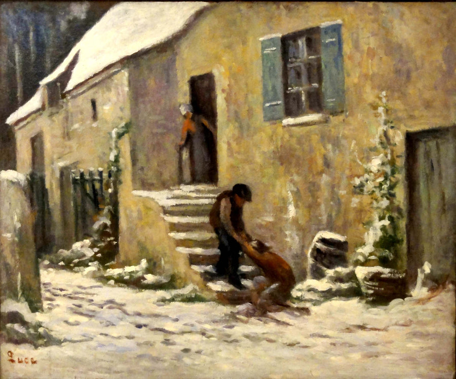 Rolleboise, lasten paluumuutto - Maximilien Luce