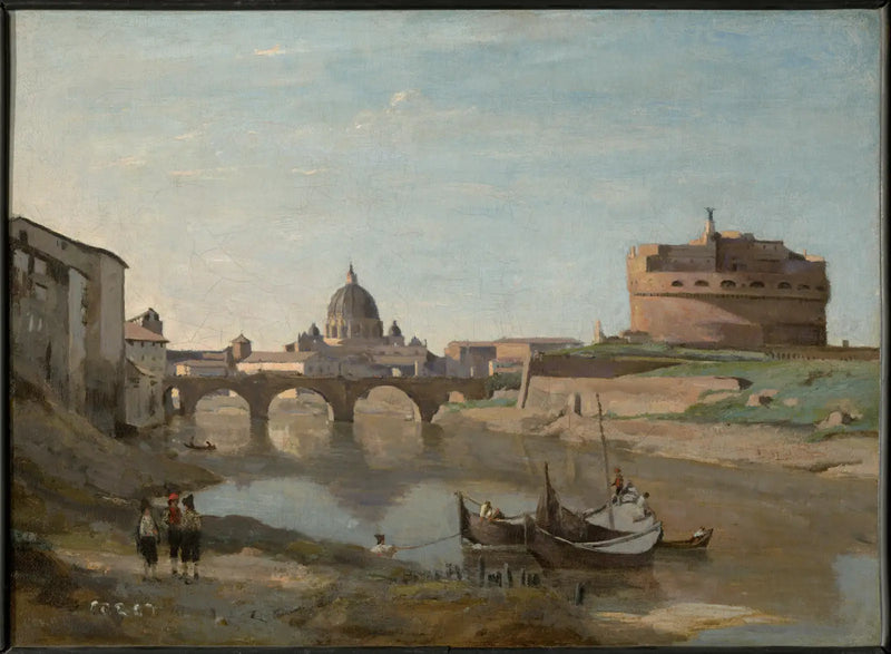Rooma, Saint-Ange-linna - Jean-Baptiste Camille Corot