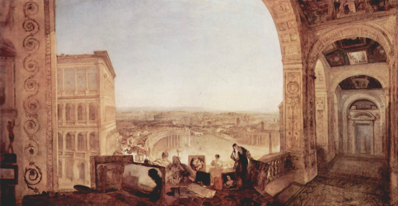 Rooma Vatikaanista - J. M. W. Turner