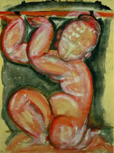 Ruusu kariatidi (Rohkeus) - Amedeo Modigliani