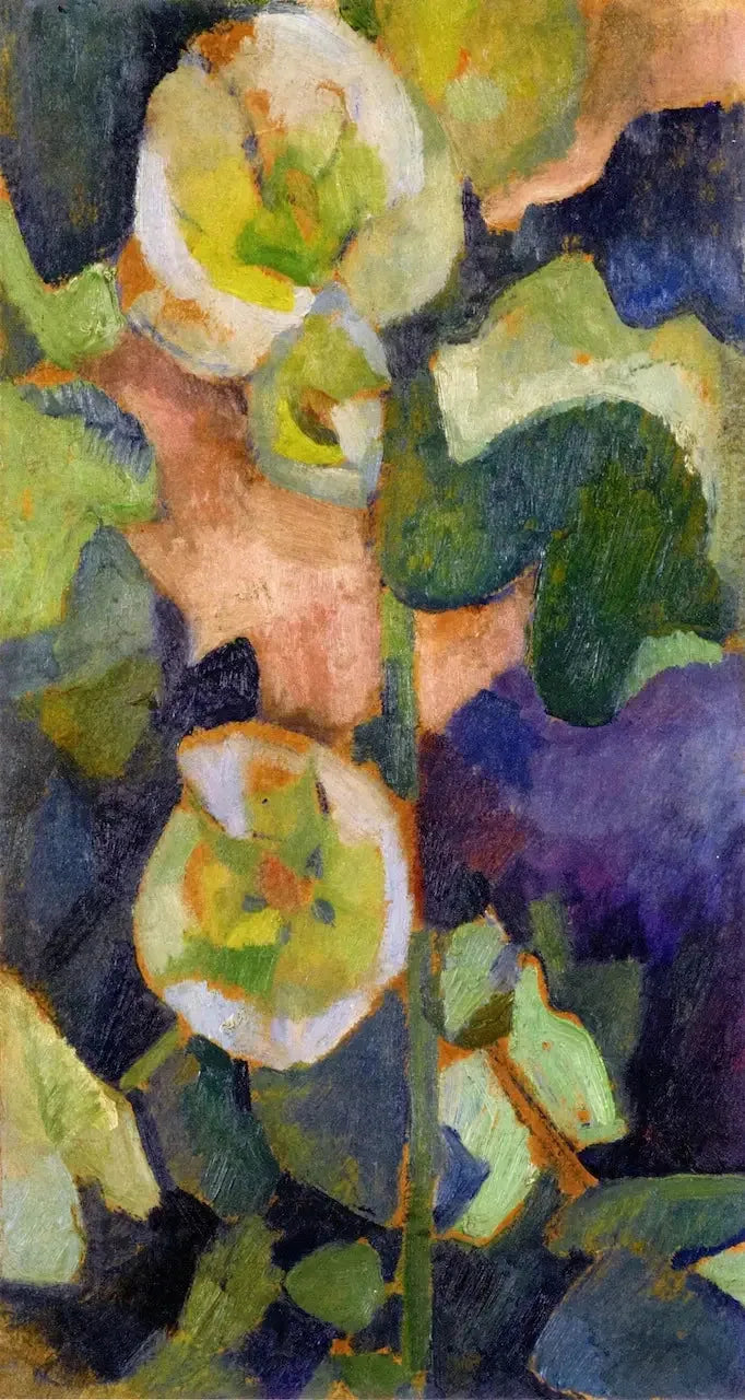 Valkoinen malva - Robert Delaunay