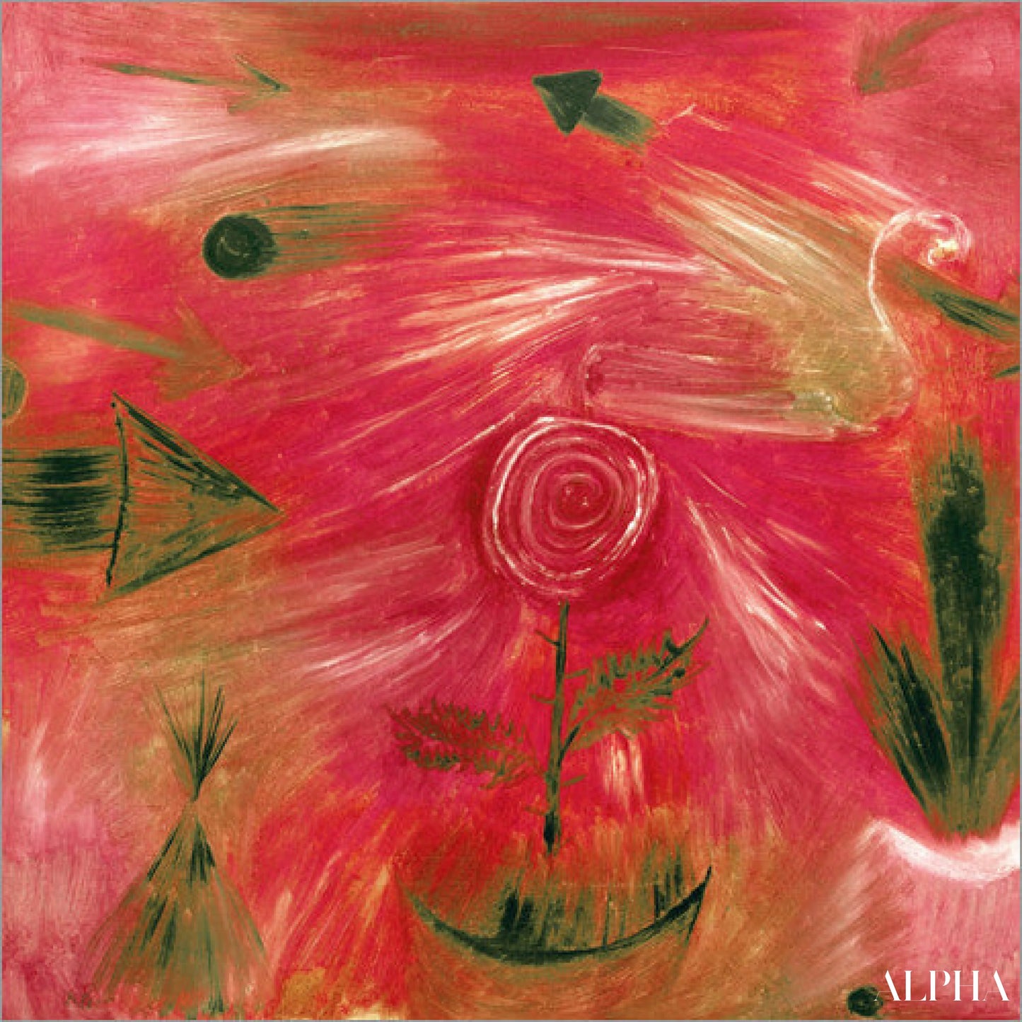 Rosenwind - Paul Klee - Korkealaatuiset taulujen ja maalauksien reproduktiot