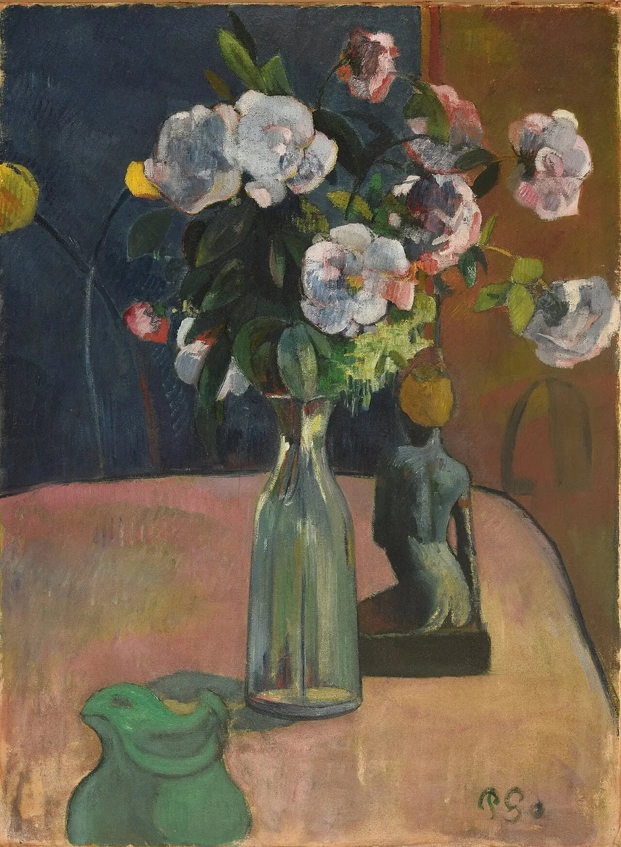 Ruusut ja patsas - Paul Gauguin