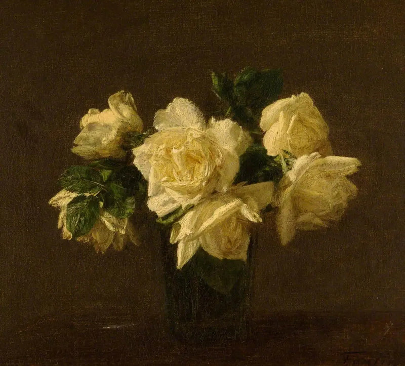 Keltaiset ruusut - Henri Fantin-Latour