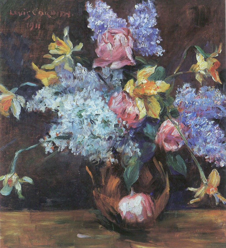 Ruusuja, syreenejä ja narsisseja - Lovis Corinth