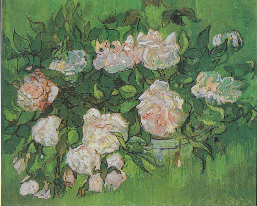 Vaaleanpunaiset ruusut - Vincent van Gogh