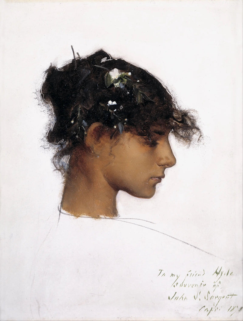 Rosina Ferrara, Capri-tytön pää - John Singer Sargent
