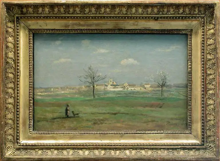 Rosny. Kylän näkymä keväällä - Jean-Baptiste Camille Corot