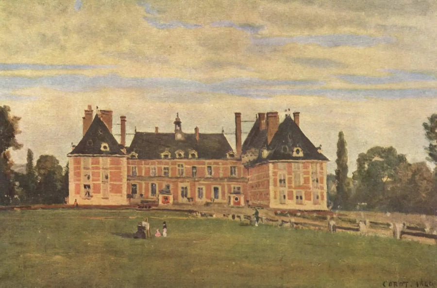 Rosny (Yvelines). Ducen herttuattaren linna - Jean-Baptiste Camille Corot