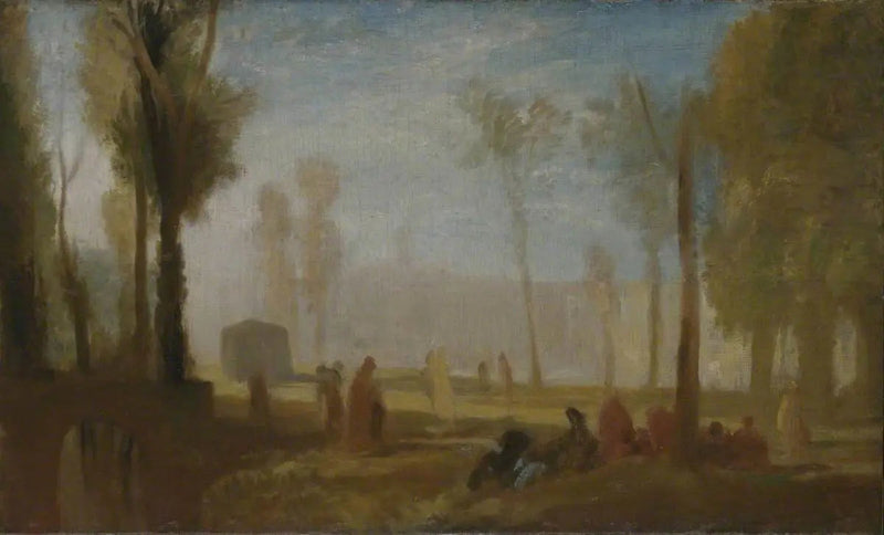 Rouen: Näkymä vasemmalta rannalta Faubourg St-Severissä - J. M. W. Turner