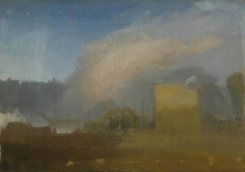 Rouen: Vasen Ranta, laivakuljetus mukaan - J. M. W. Turner