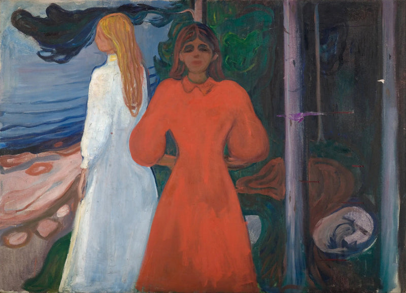 Punainen ja Valkoinen - Edvard Munch
