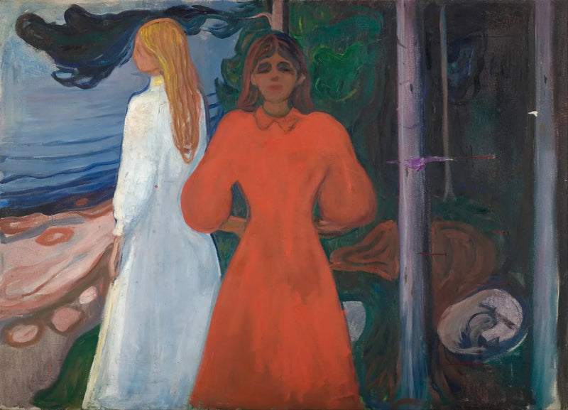 Punainen ja Valkoinen - Edvard Munch