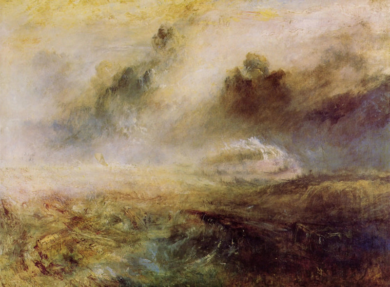 Kova meri romukasan kanssa - J. M. W. Turner
