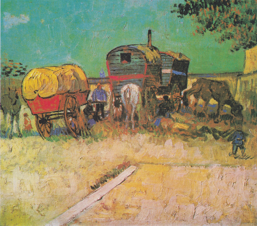 Vaunukodit, boheemien leiri Arlesin ympäristössä - Vincent van Gogh