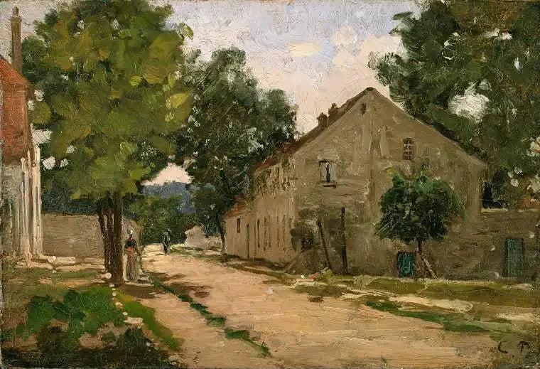 Port-Marlyn tie - Camille Pissarro