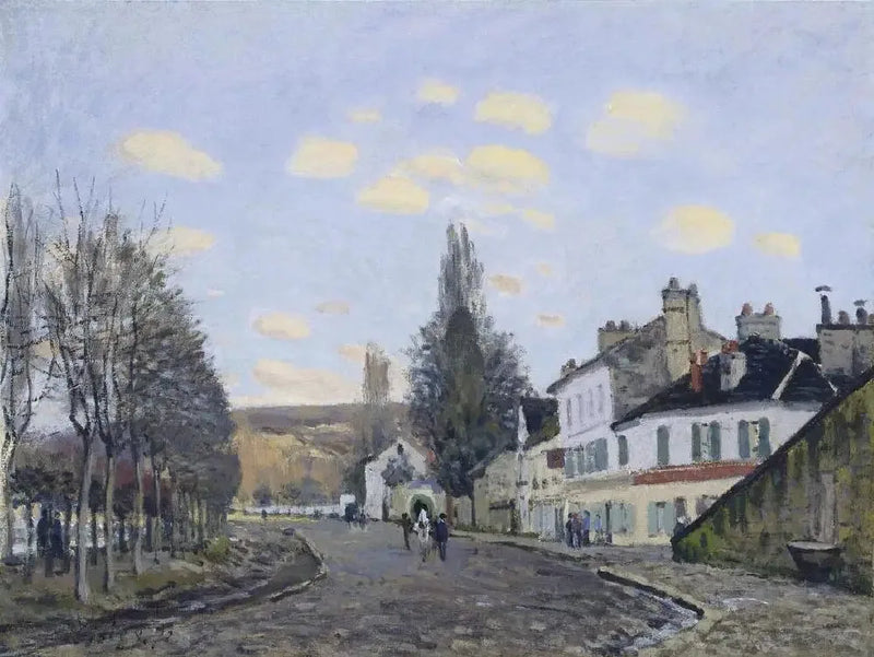 Saint-Germainin ja Marly-le-Roin välinen tie - Alfred Sisley