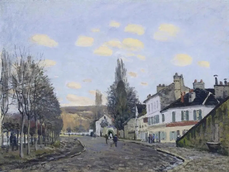 Saint-Germainin ja Marly-le-Roin välinen tie - Alfred Sisley