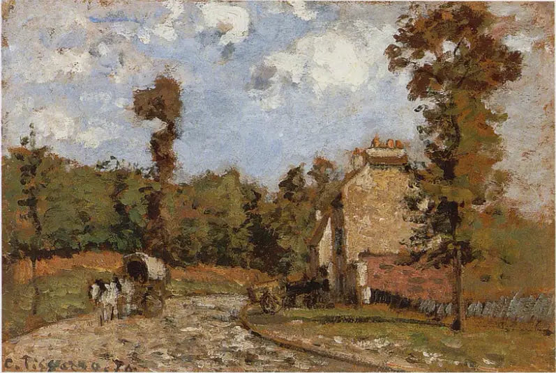 Versaillesin tie, Marly-le-Roi - Camille Pissarro