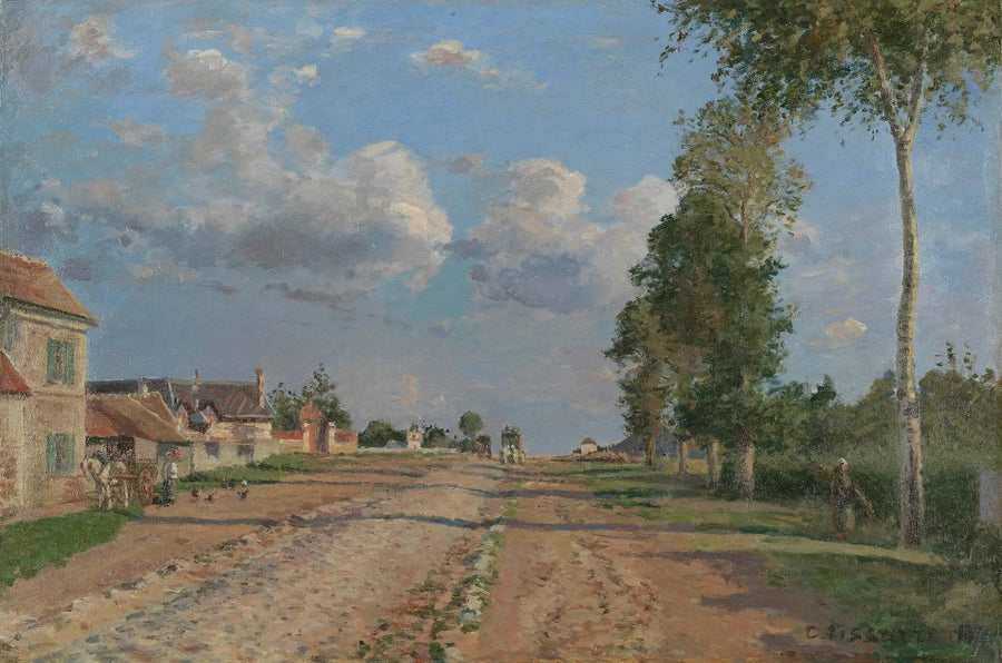 Versaillesin tie, Rocquencourt - Camille Pissarro