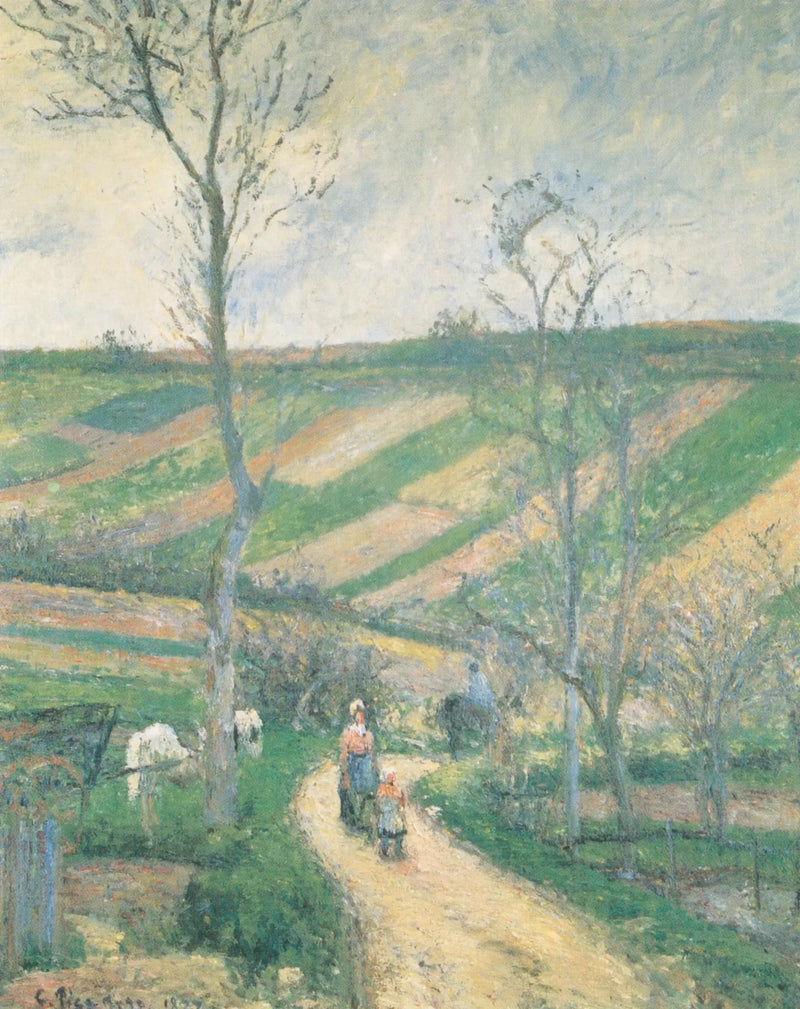 Hermitage-tien reitti, Pontoise - Camille Pissarro
