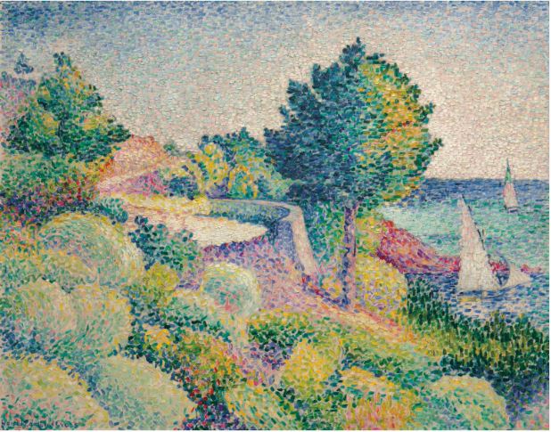 Lavandou:n tie Saint-Clairiin - Henri-Edmond Cross