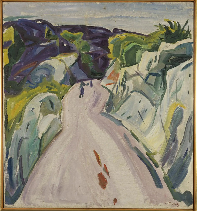 Reitti lähellä Kragerø - Edvard Munch