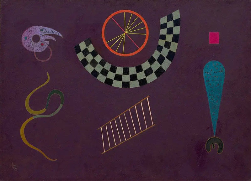 Neliöitä sisältävä nauha - Vassily Kandinsky