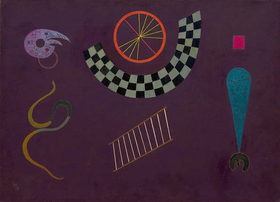Neliöitä sisältävä nauha - Vassily Kandinsky