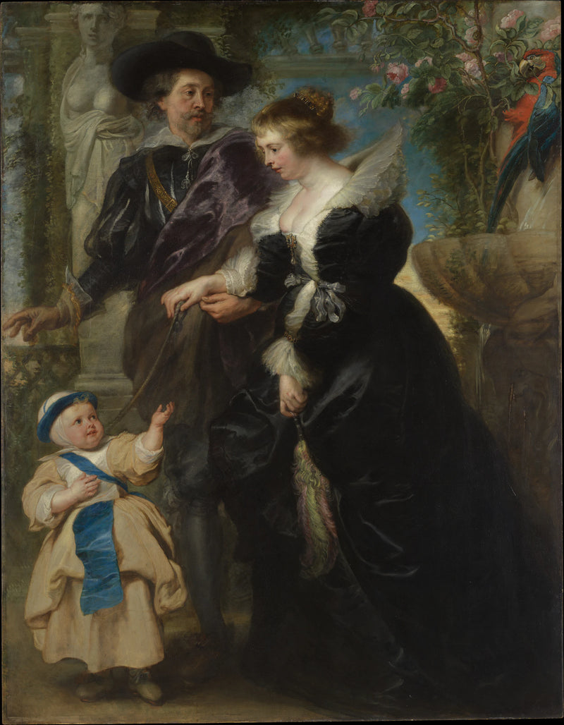 Rubens, Hélène Fourment (1614-1673), et leur fils Frans (1633-1678) - Peter Paul Rubens