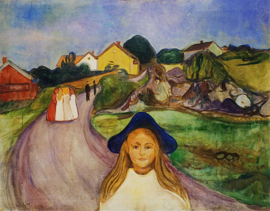Åsgårdstrandin katu - Edvard Munch