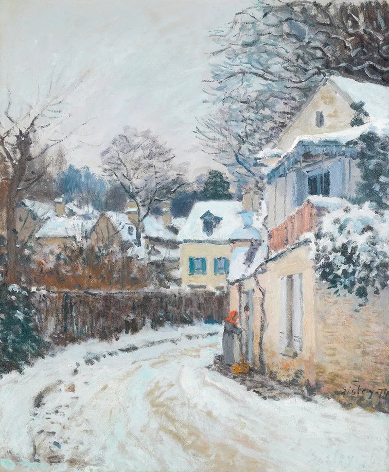 Prinsessakatu, talvi - Alfred Sisley