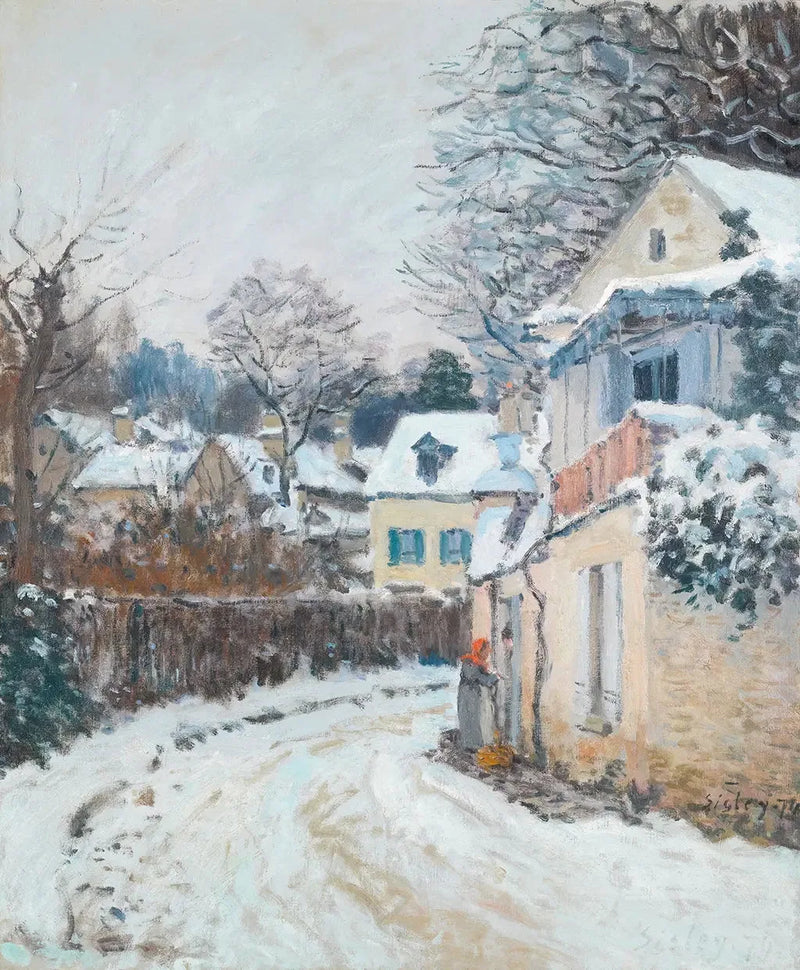 Prinsessakatu, talvi - Alfred Sisley