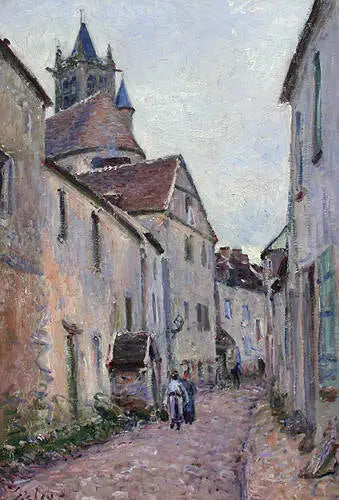 Nahkatehtaankatu Moret-sur-Loingissa - Alfred Sisley