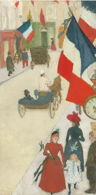 Rue de Parme Pariisissa, 14. heinäkuuta - Pierre Bonnard